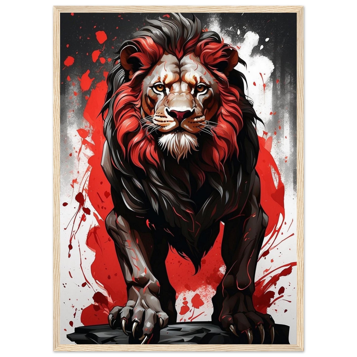 Premium Matte Paper Wooden Framed Poster