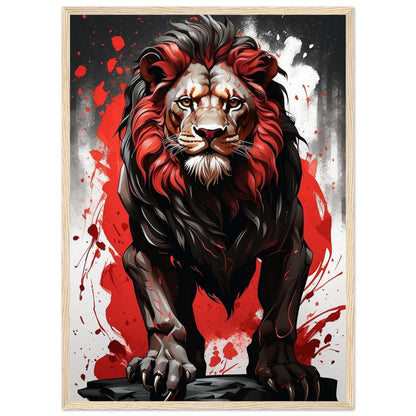 Premium Matte Paper Wooden Framed Poster