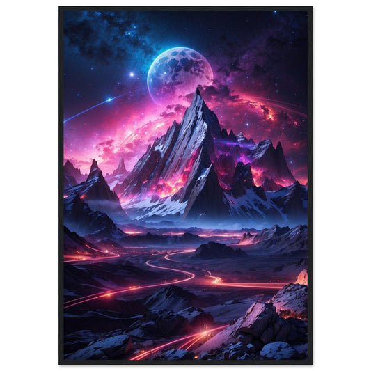 Premium Matte Paper Wooden Framed Poster