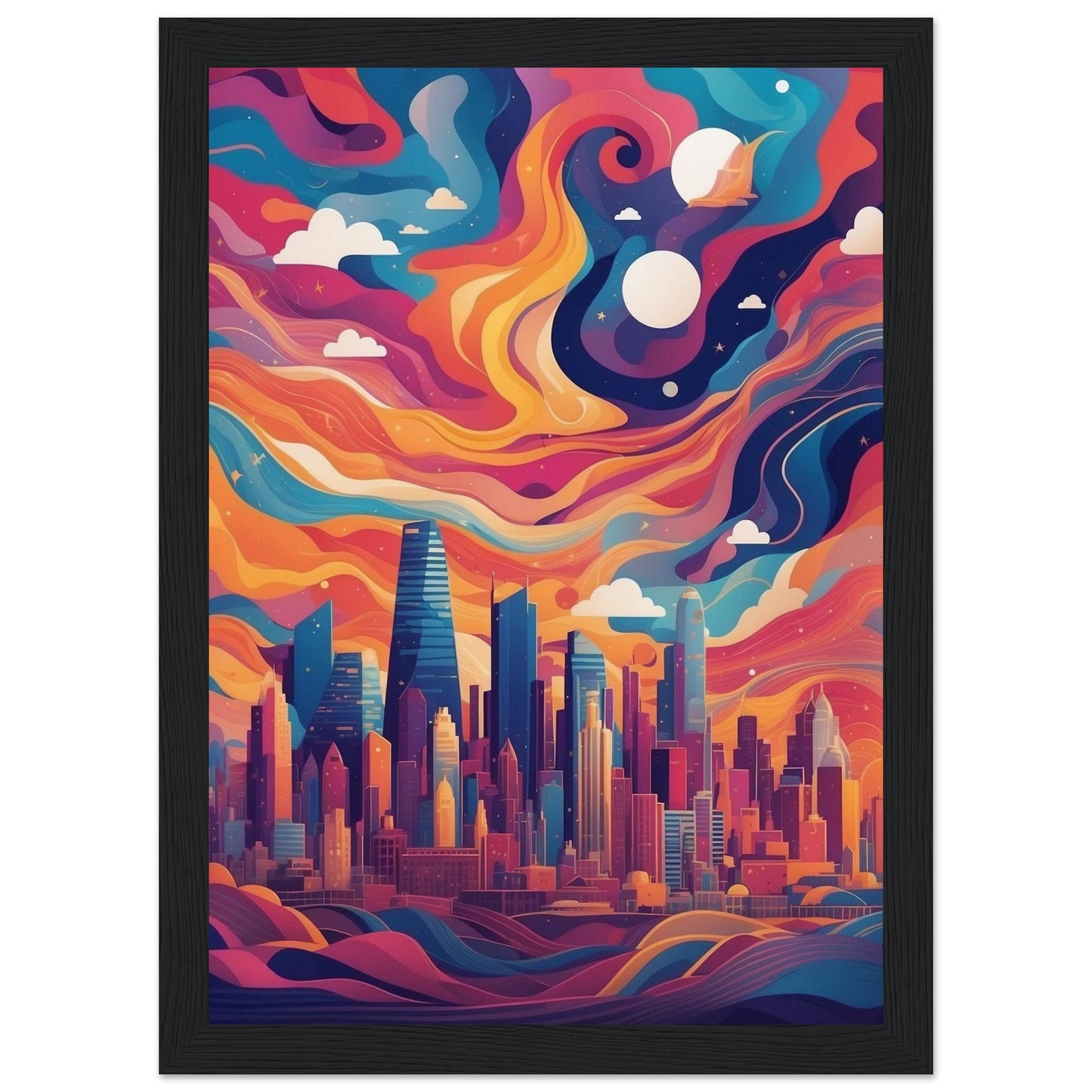 Premium Matte Paper Wooden Framed Poster