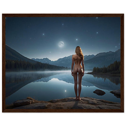 Premium Matte Paper Wooden Framed Poster