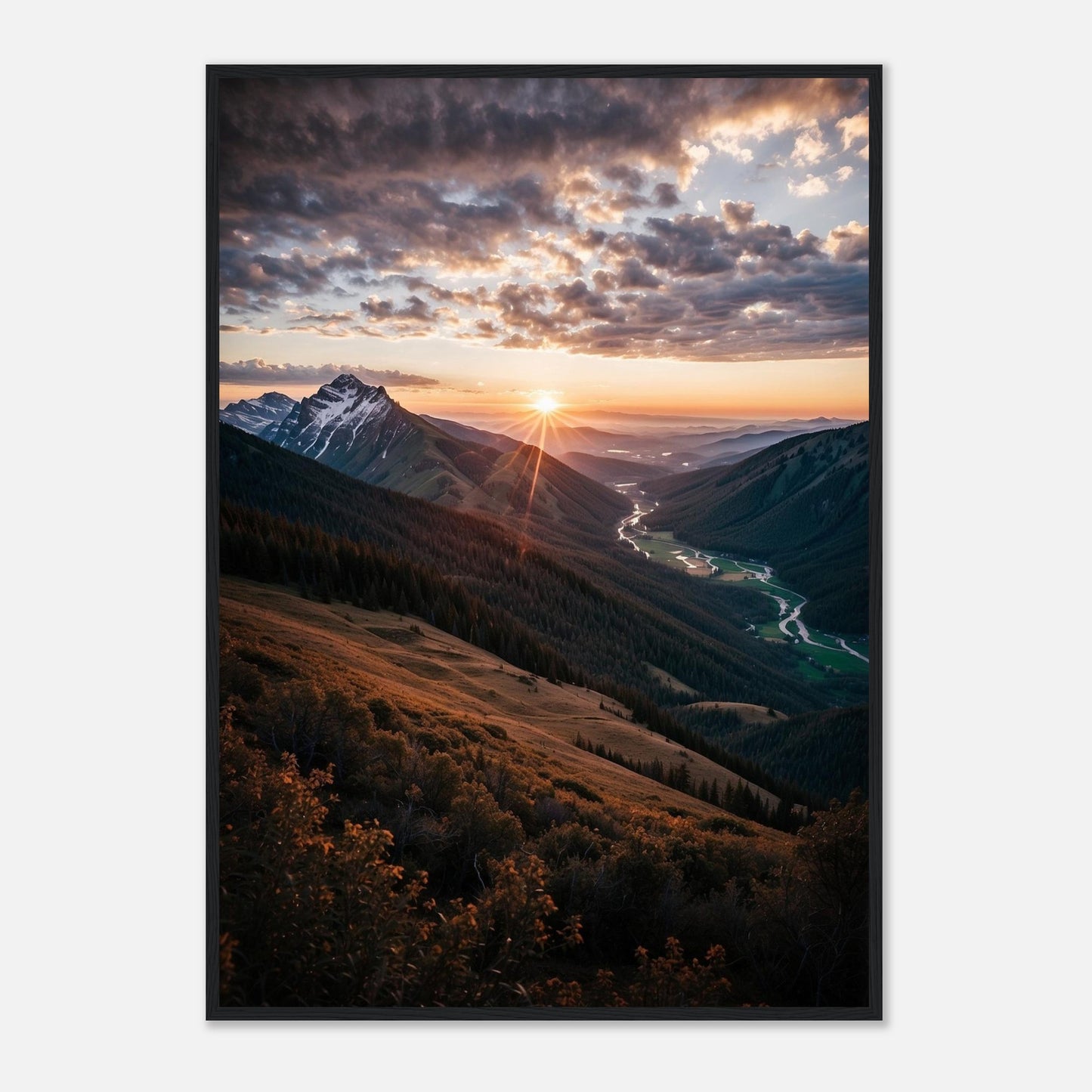 Premium Matte Paper Wooden Framed Poster