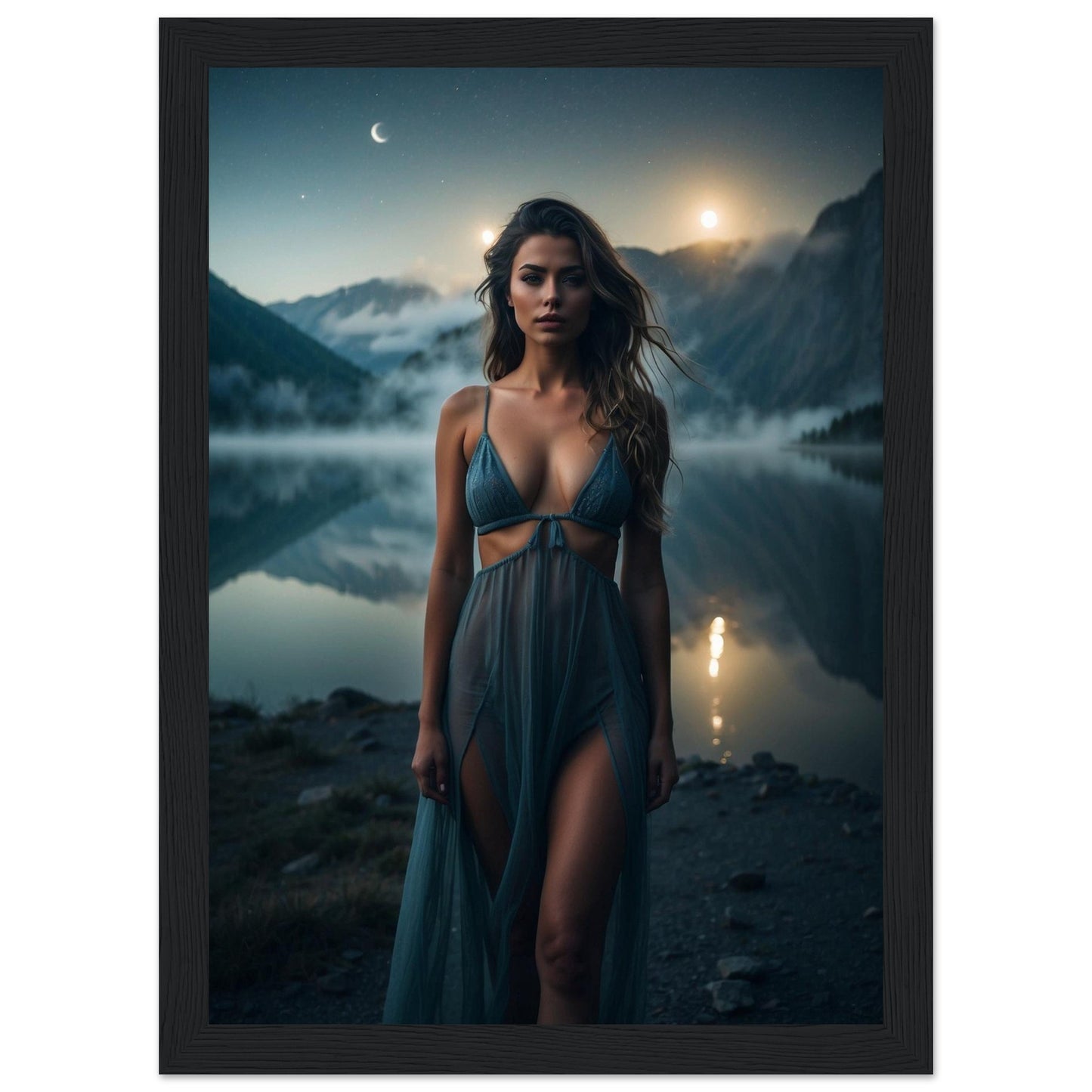Premium Matte Paper Wooden Framed Poster