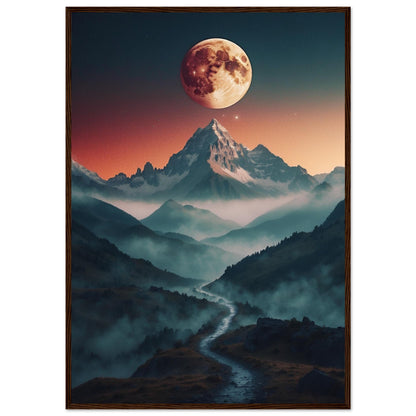 Premium Matte Paper Wooden Framed Poster