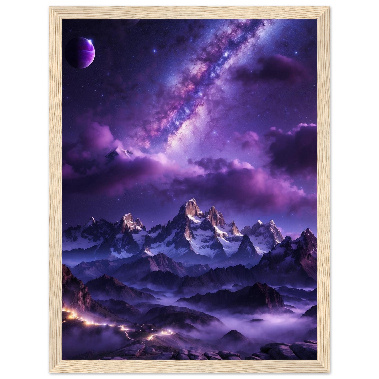 Premium Matte Paper Wooden Framed Poster