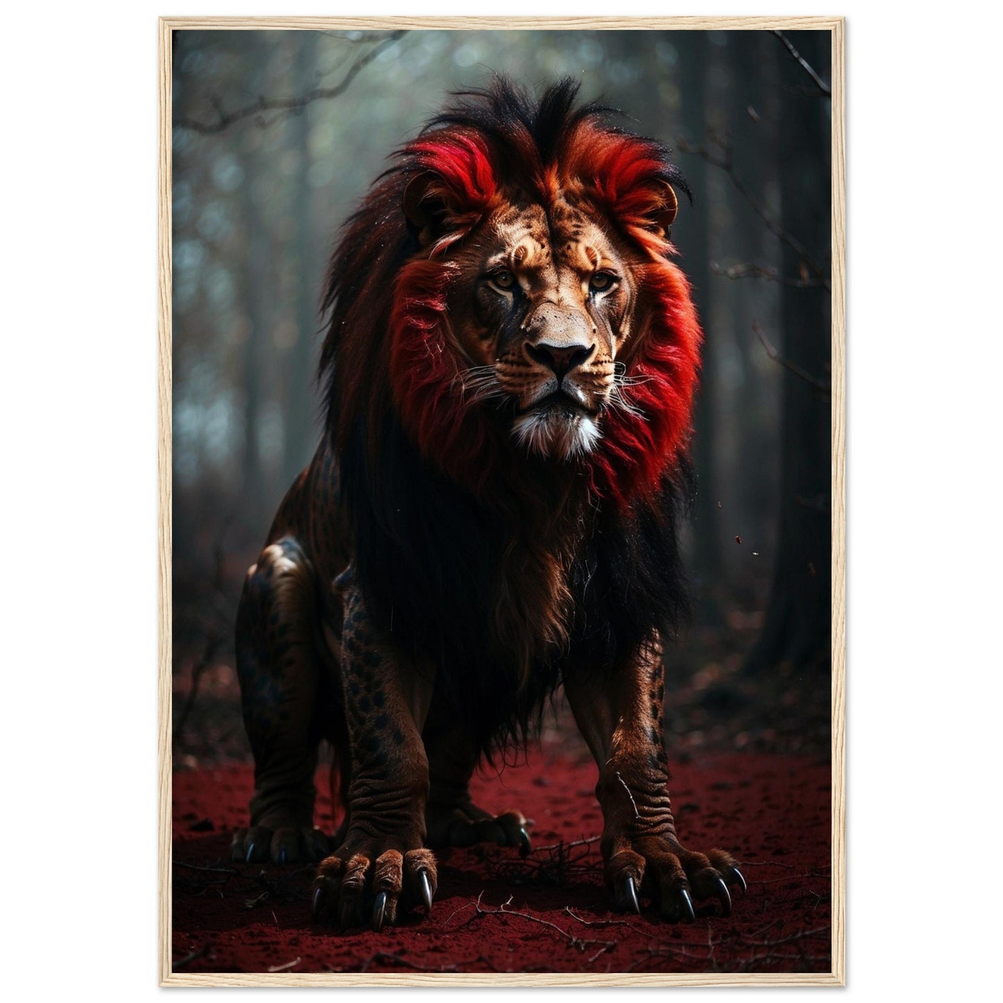 Premium Matte Paper Wooden Framed Poster