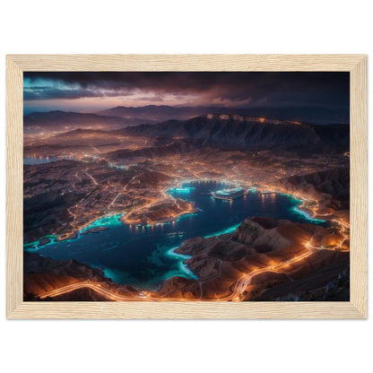 Premium Matte Paper Wooden Framed Poster