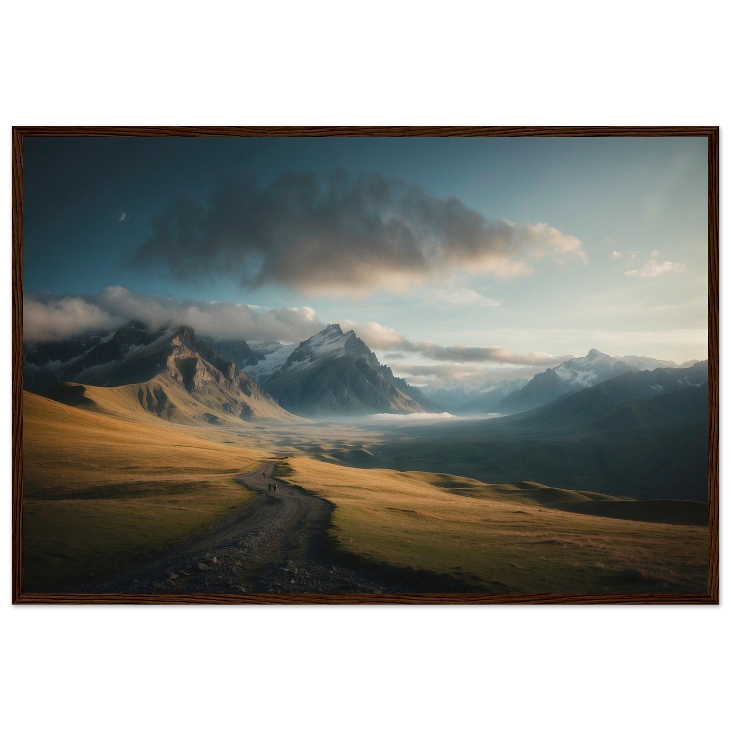 Premium Matte Paper Wooden Framed Poster