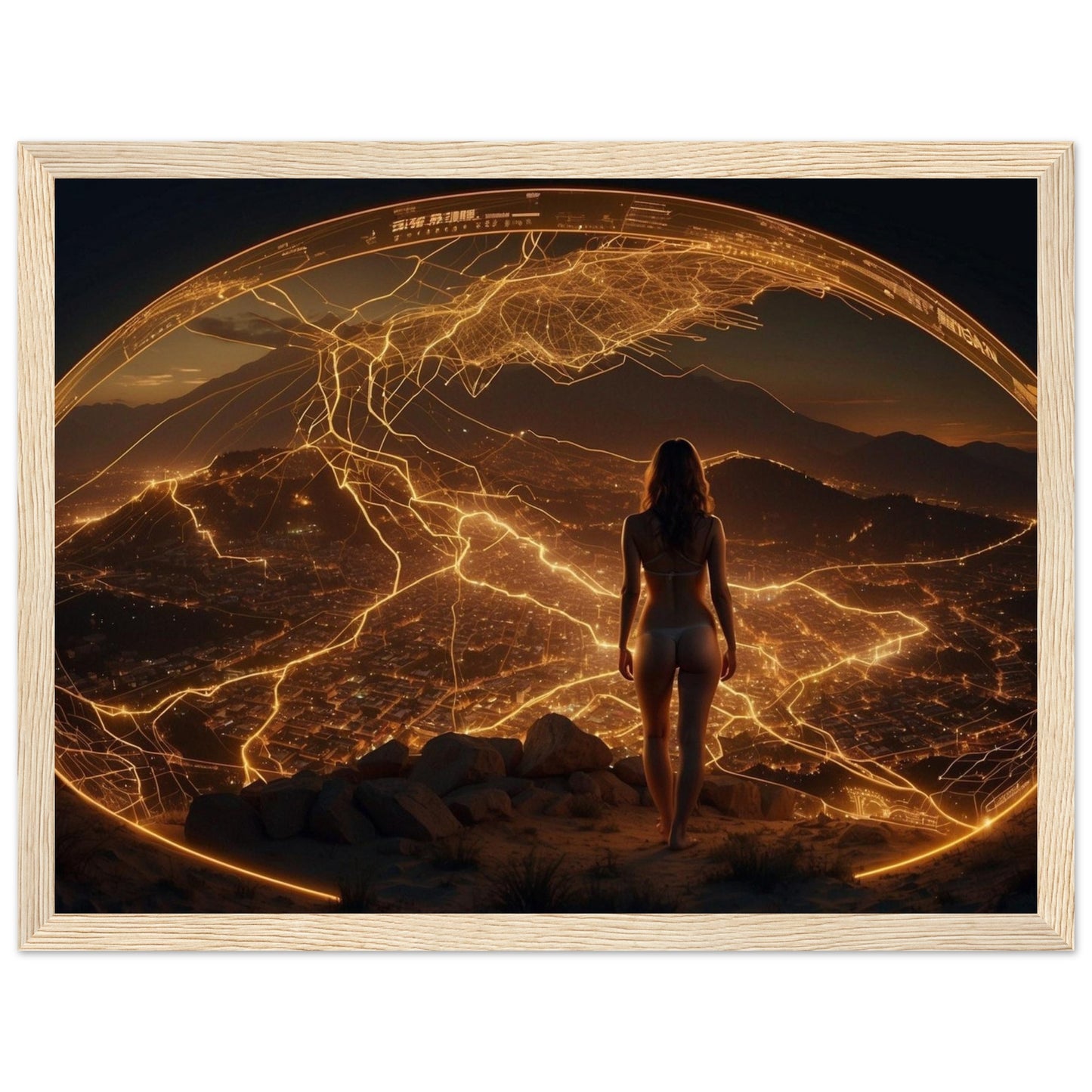 Premium Matte Paper Wooden Framed Poster