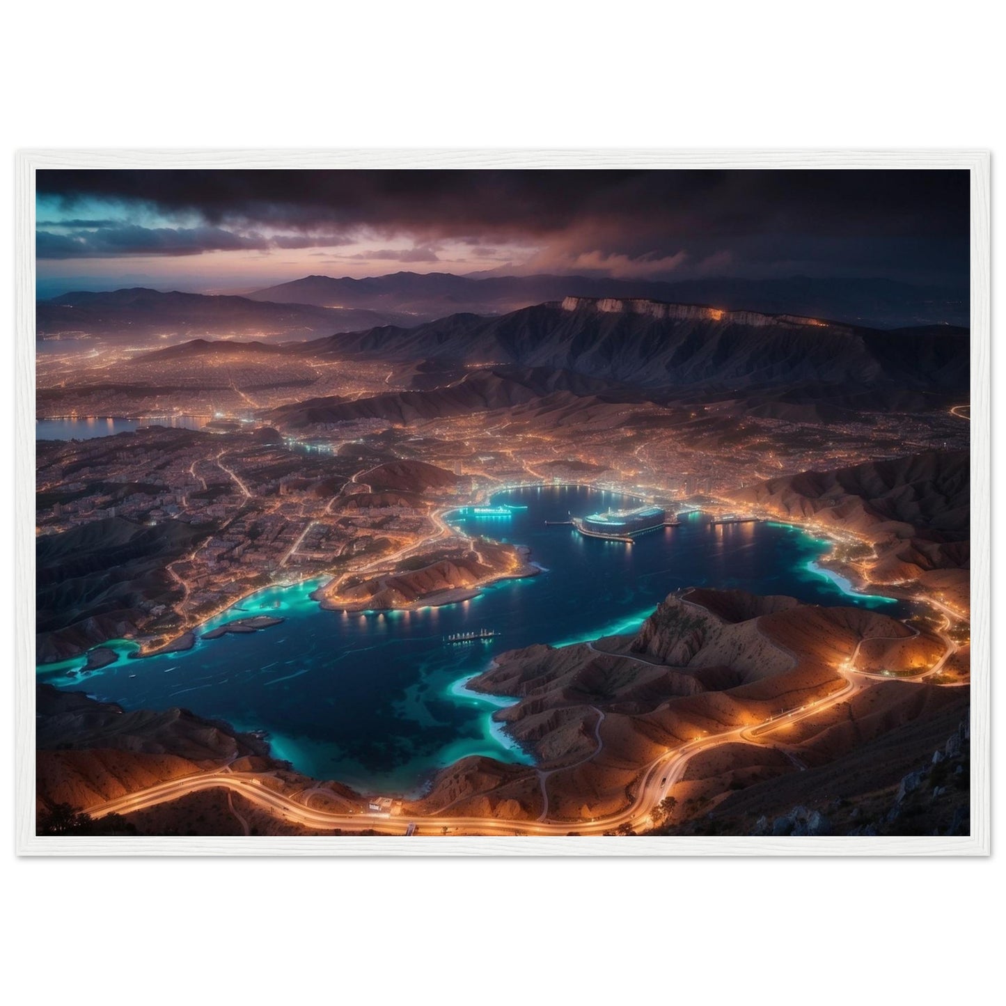 Premium Matte Paper Wooden Framed Poster