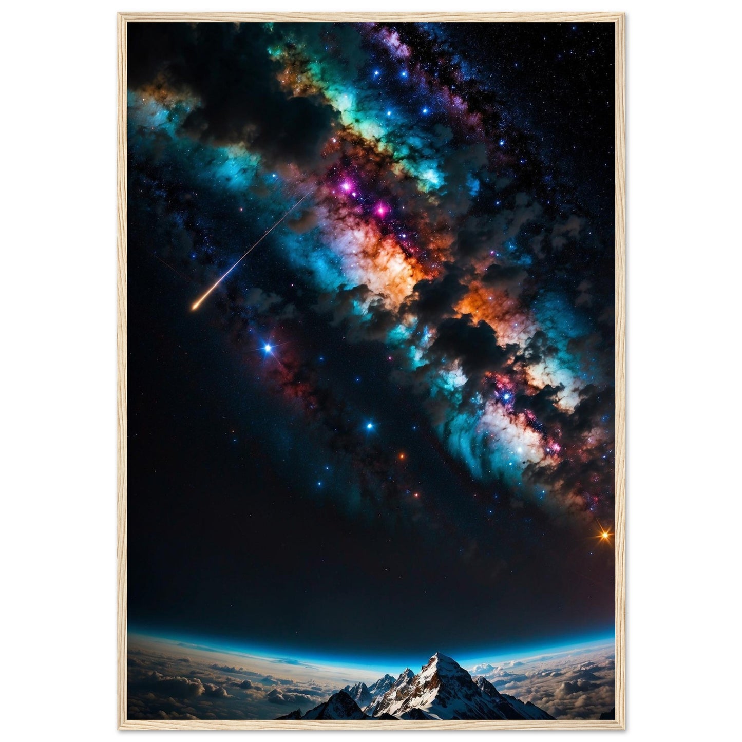 Premium Matte Paper Wooden Framed Poster