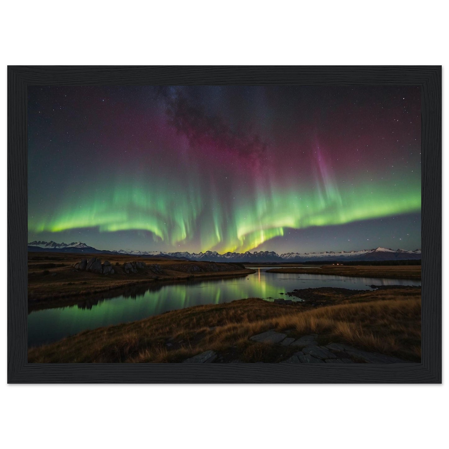 Premium Matte Paper Wooden Framed Poster