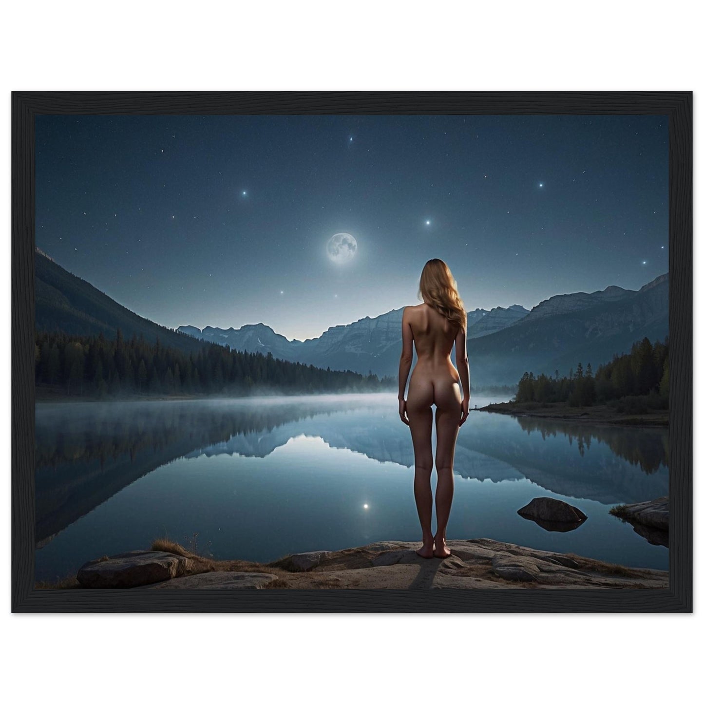 Premium Matte Paper Wooden Framed Poster