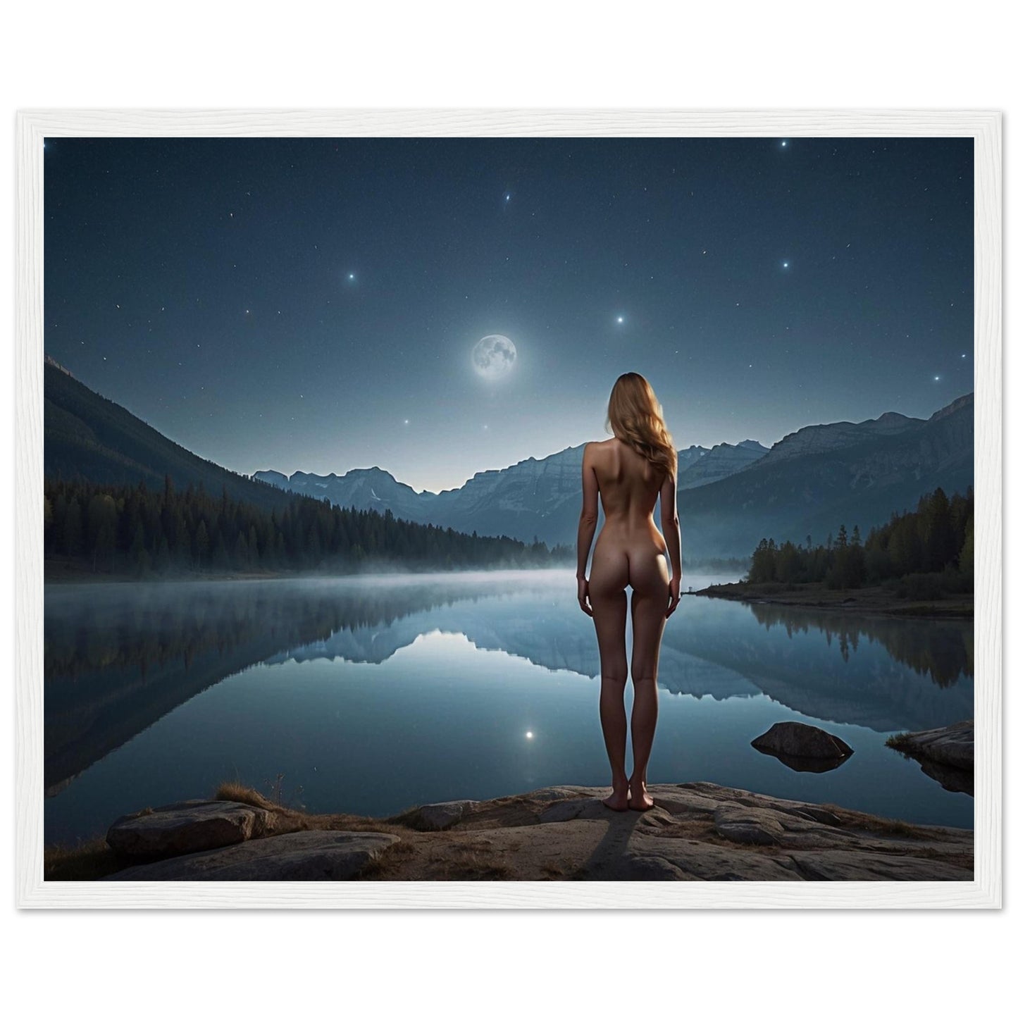 Premium Matte Paper Wooden Framed Poster