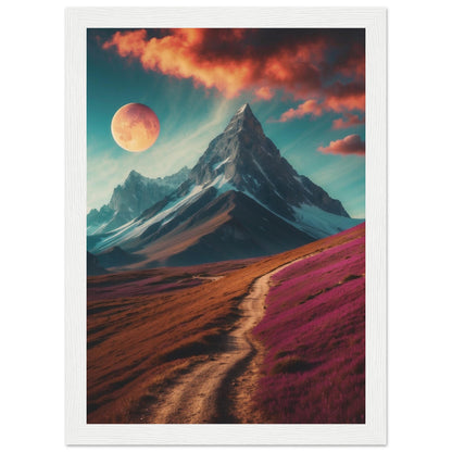 Premium Matte Paper Wooden Framed Poster