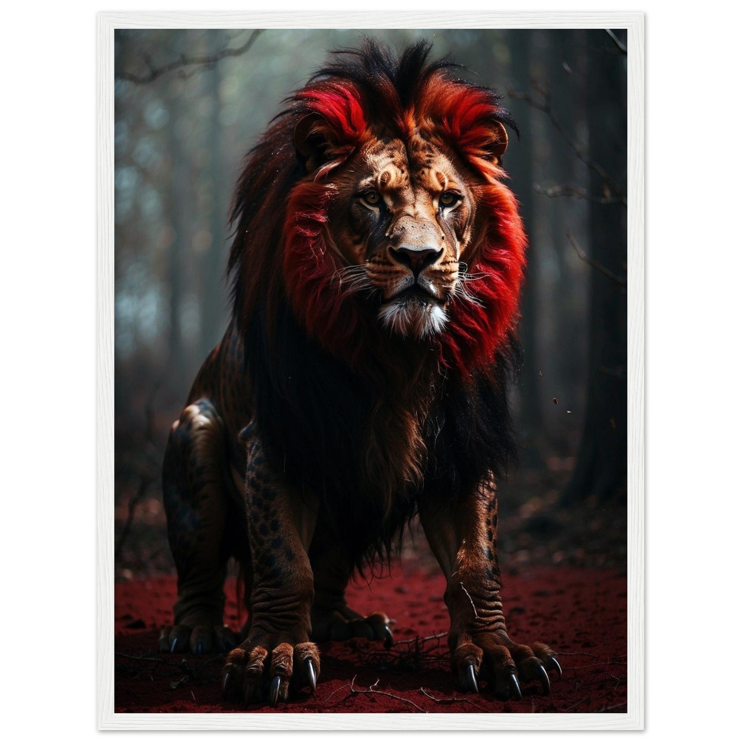 Premium Matte Paper Wooden Framed Poster