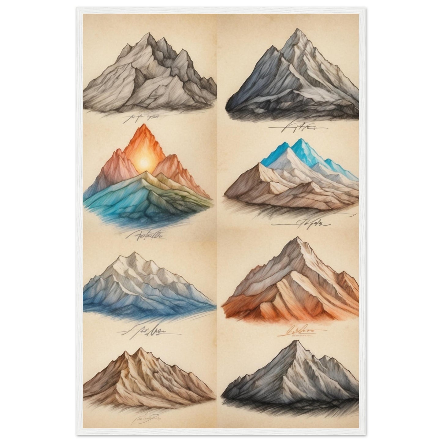 Premium Matte Paper Wooden Framed Poster