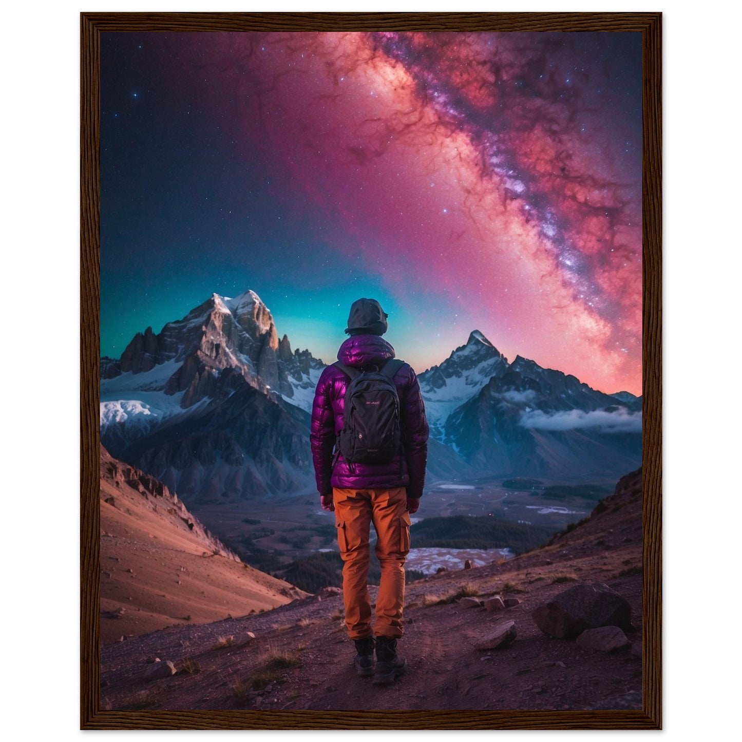 Premium Matte Paper Wooden Framed Poster