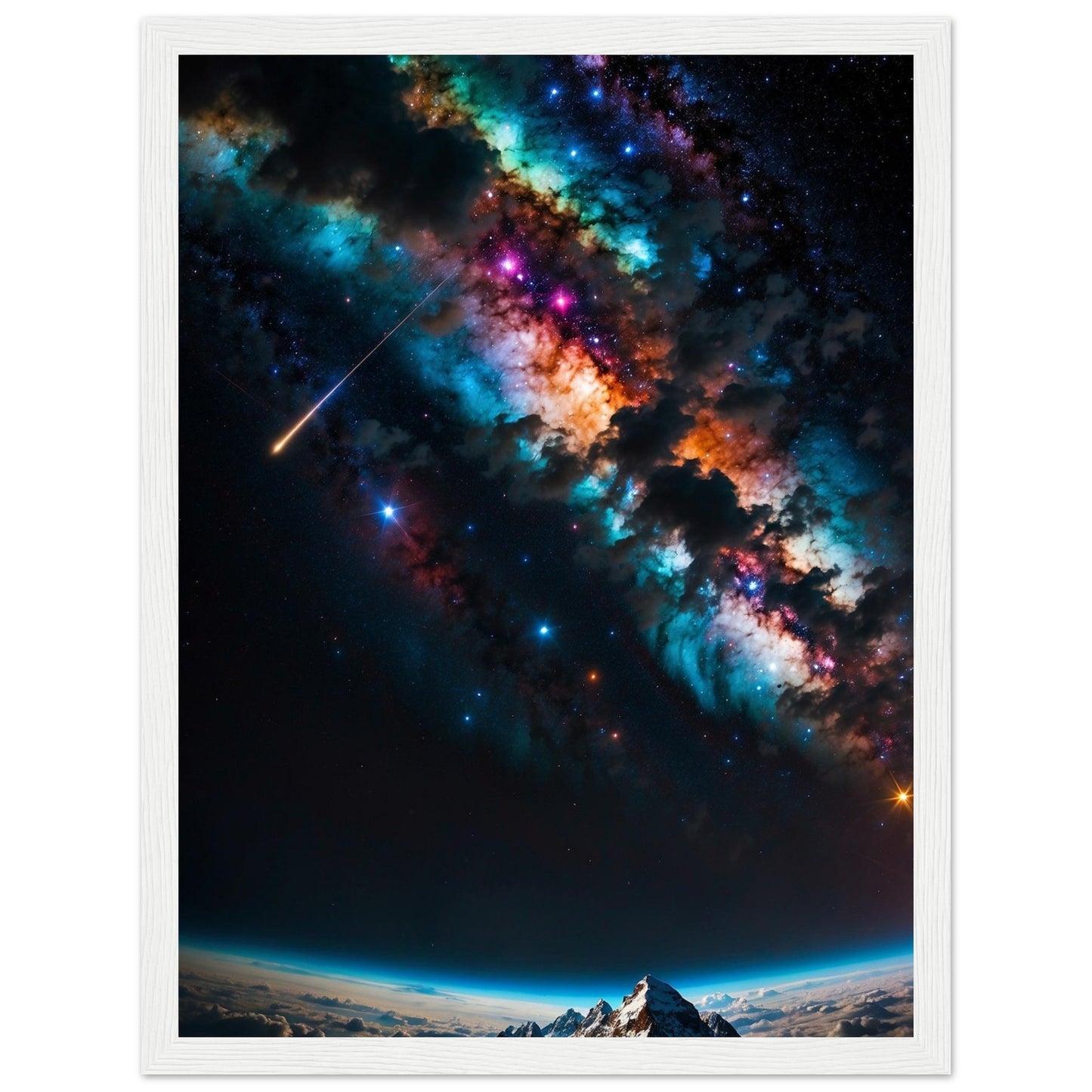 Premium Matte Paper Wooden Framed Poster