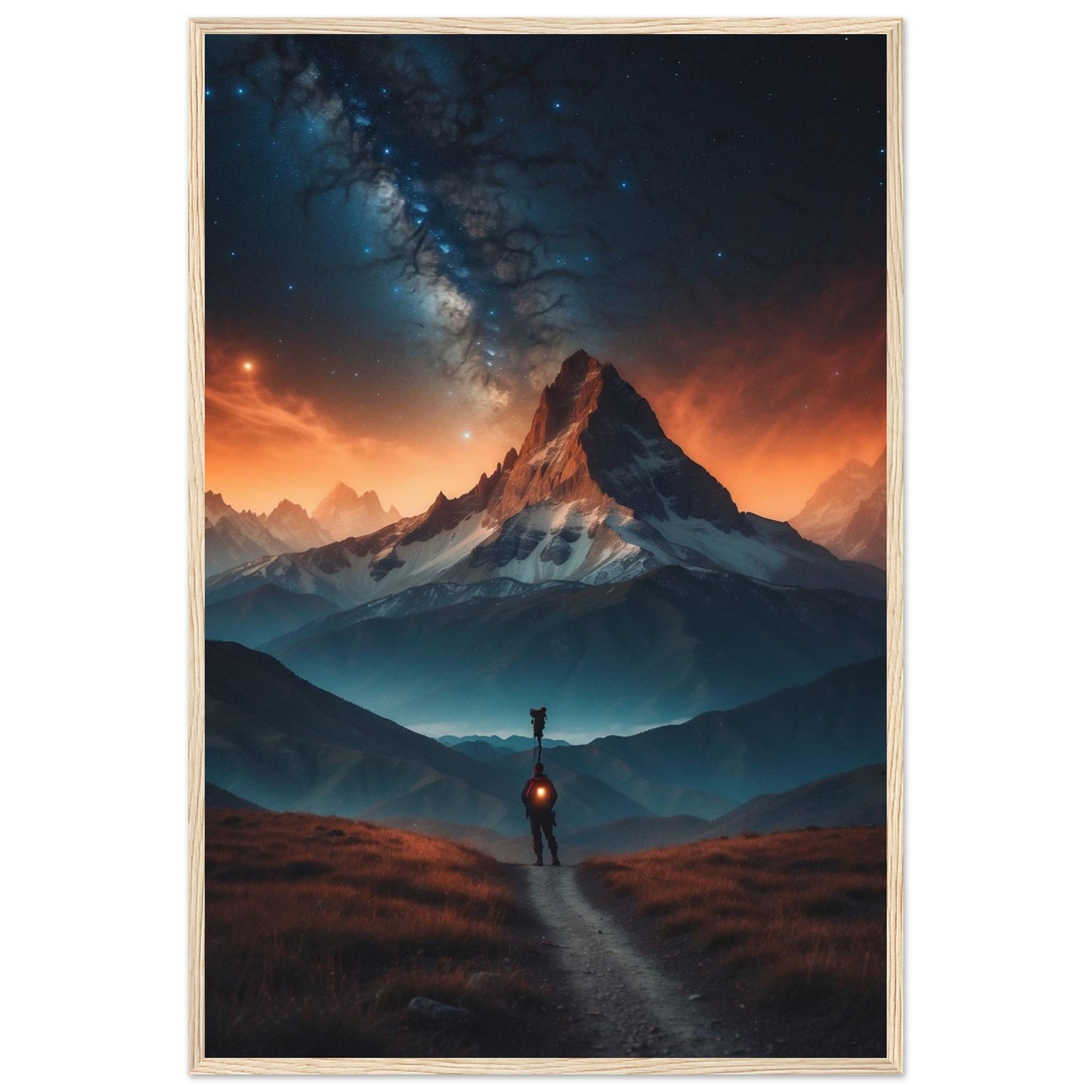 Premium Matte Paper Wooden Framed Poster