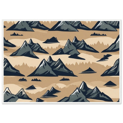 Premium Matte Paper Wooden Framed Poster