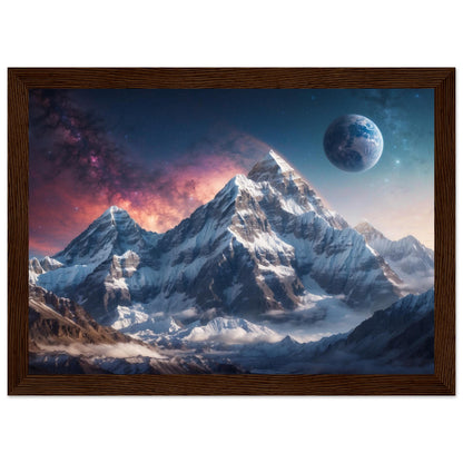 Premium Matte Paper Wooden Framed Poster