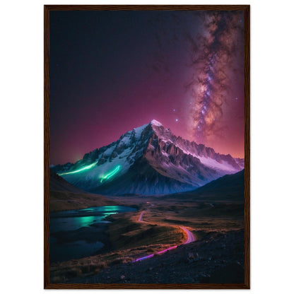 Premium Matte Paper Wooden Framed Poster