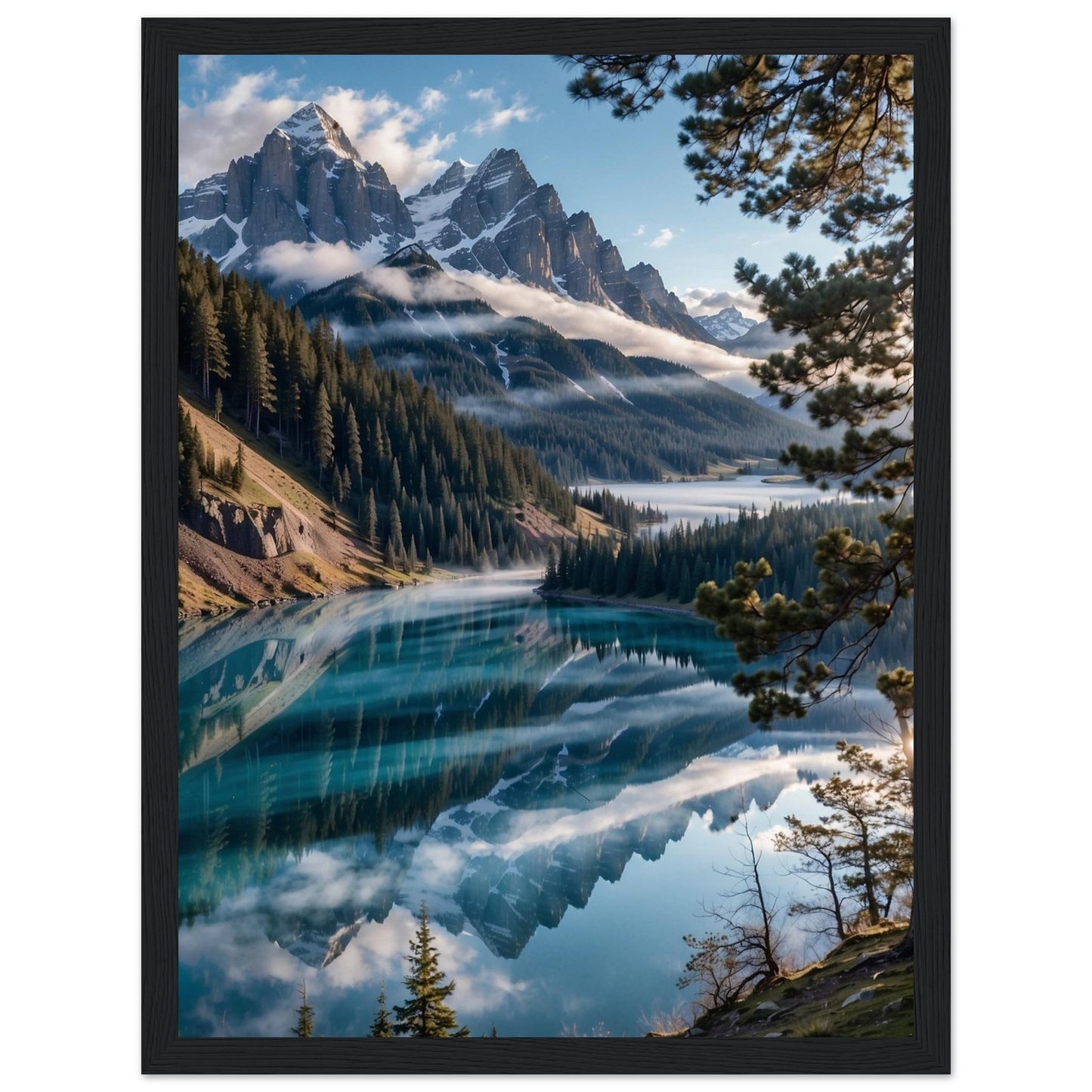 Premium Matte Paper Wooden Framed Poster