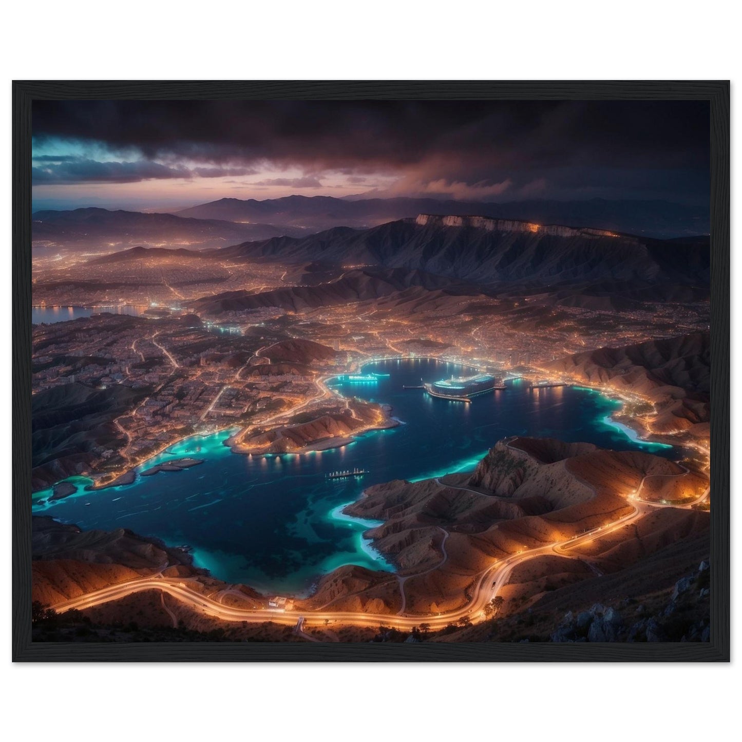 Premium Matte Paper Wooden Framed Poster