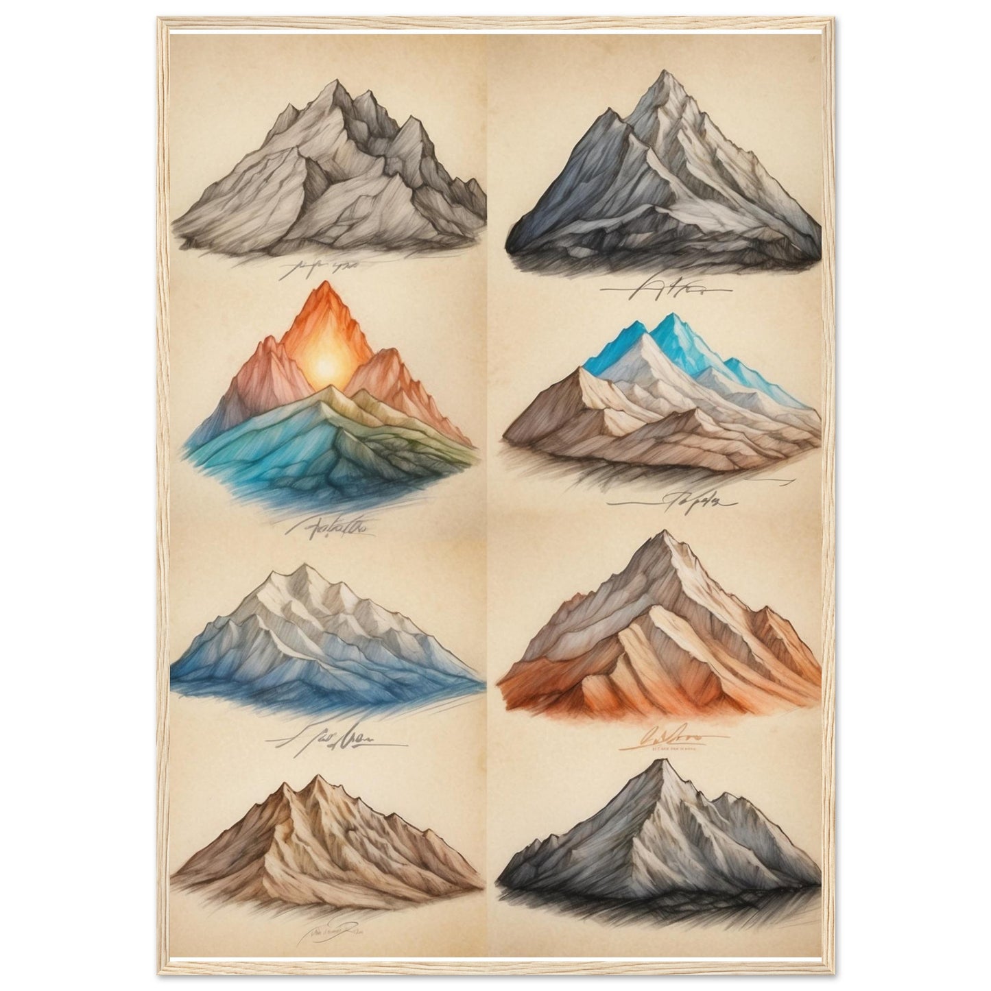 Premium Matte Paper Wooden Framed Poster