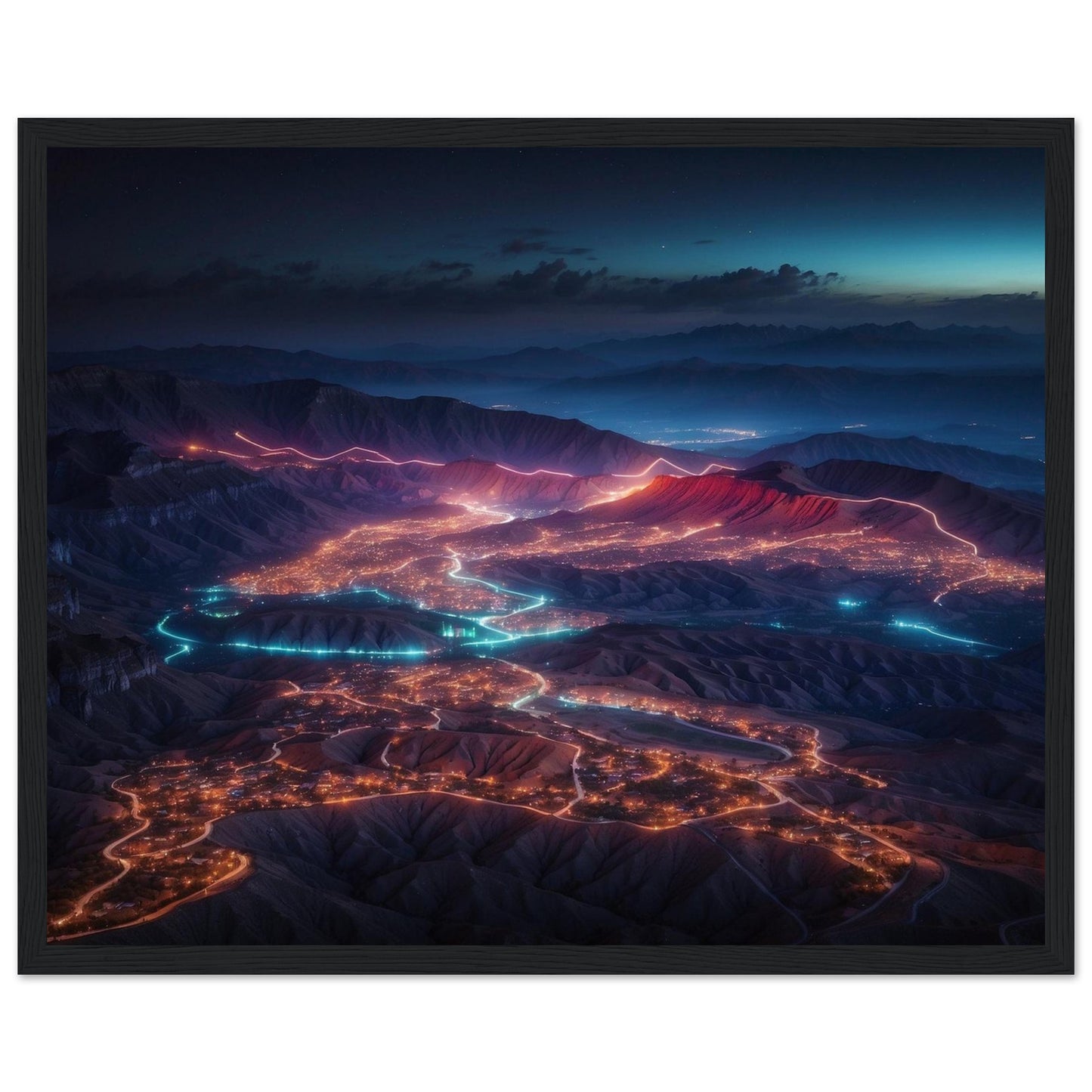 Premium Matte Paper Wooden Framed Poster