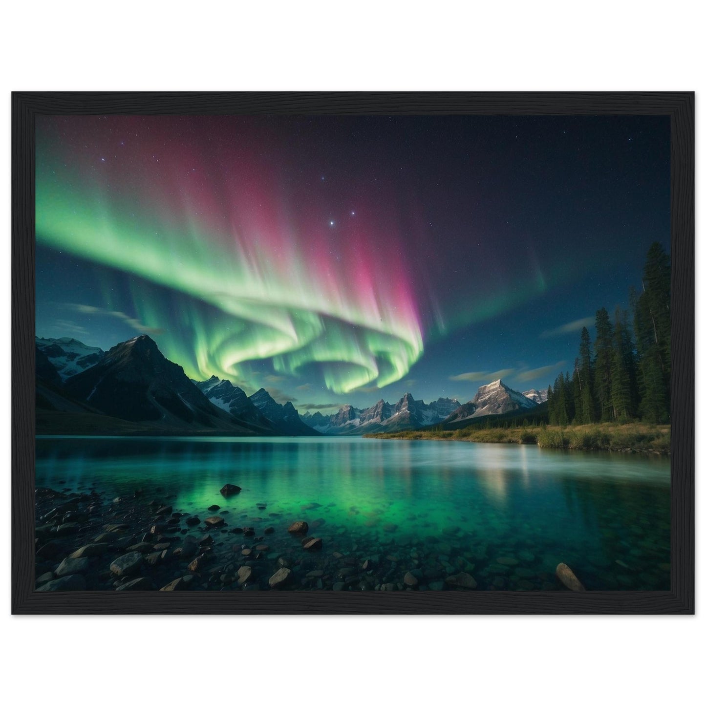 Premium Matte Paper Wooden Framed Poster