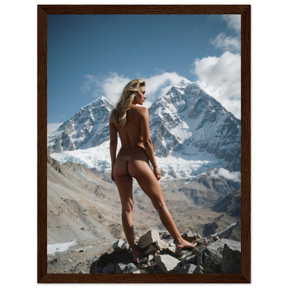 Premium Matte Paper Wooden Framed Poster