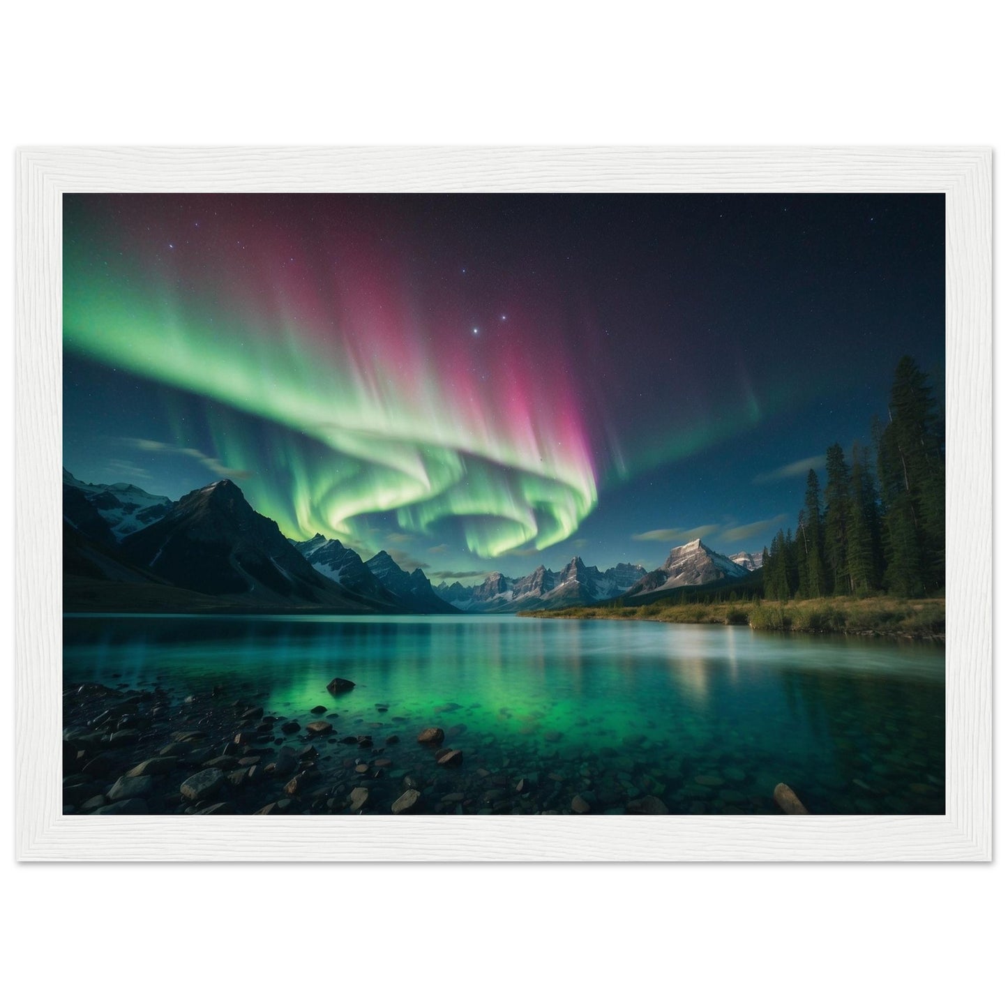 Premium Matte Paper Wooden Framed Poster
