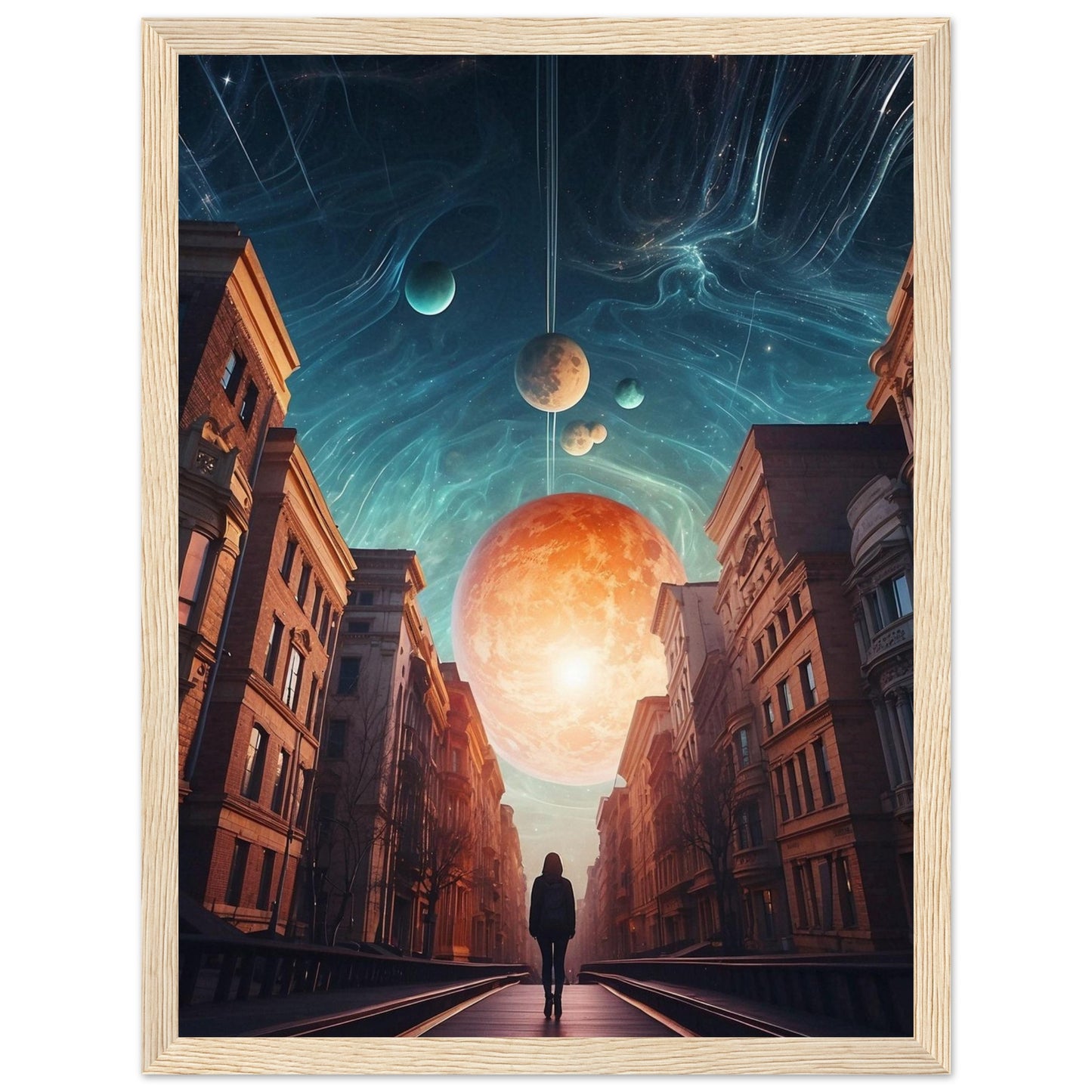 Premium Matte Paper Wooden Framed Poster