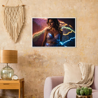 Premium Matte Paper Wooden Framed Poster