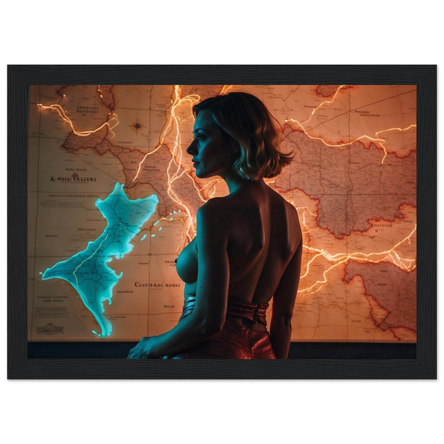 Premium Matte Paper Wooden Framed Poster