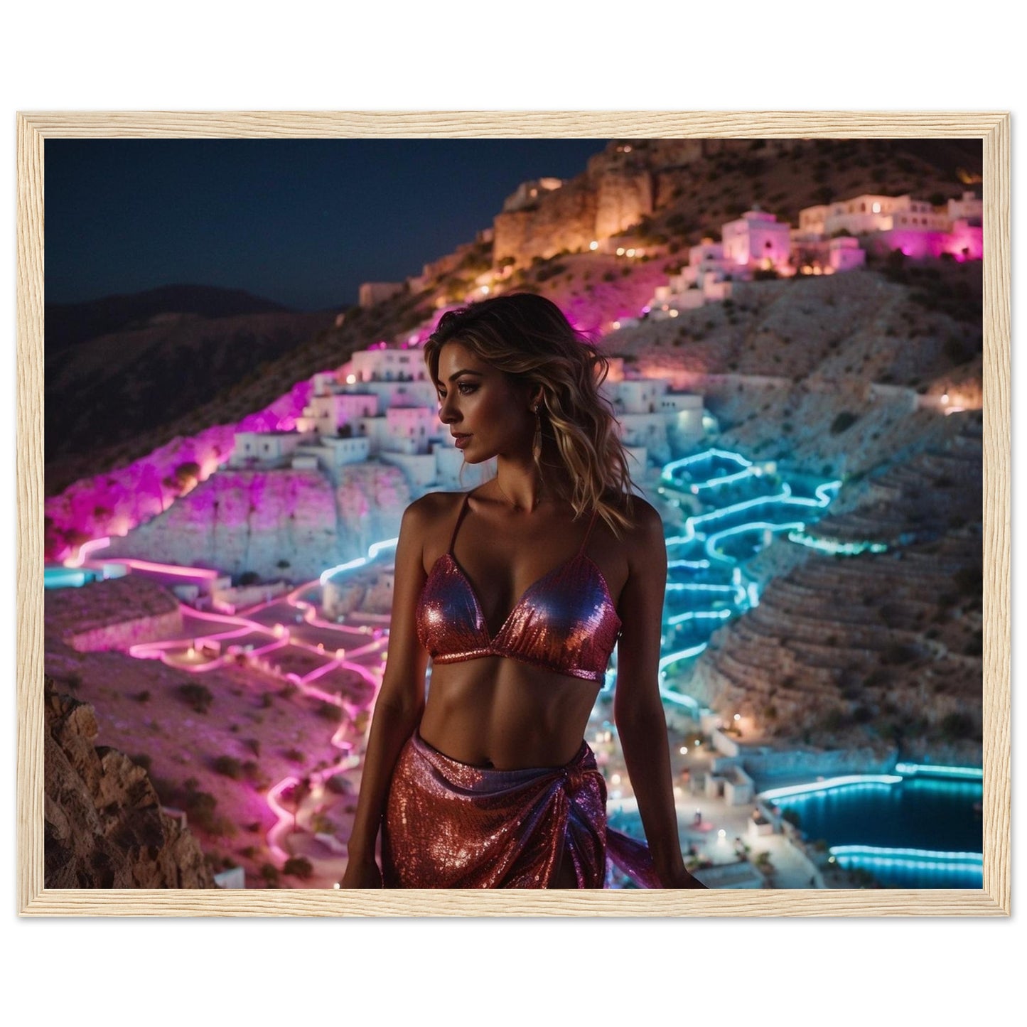 Premium Matte Paper Wooden Framed Poster
