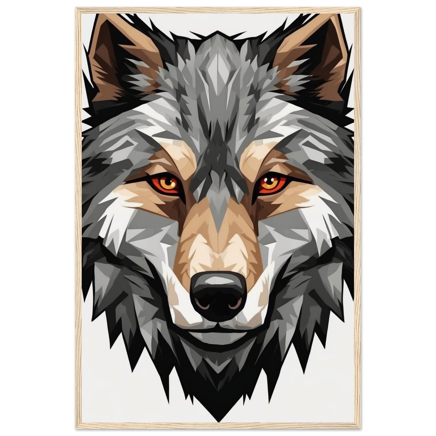 Premium Matte Paper Wooden Framed Poster