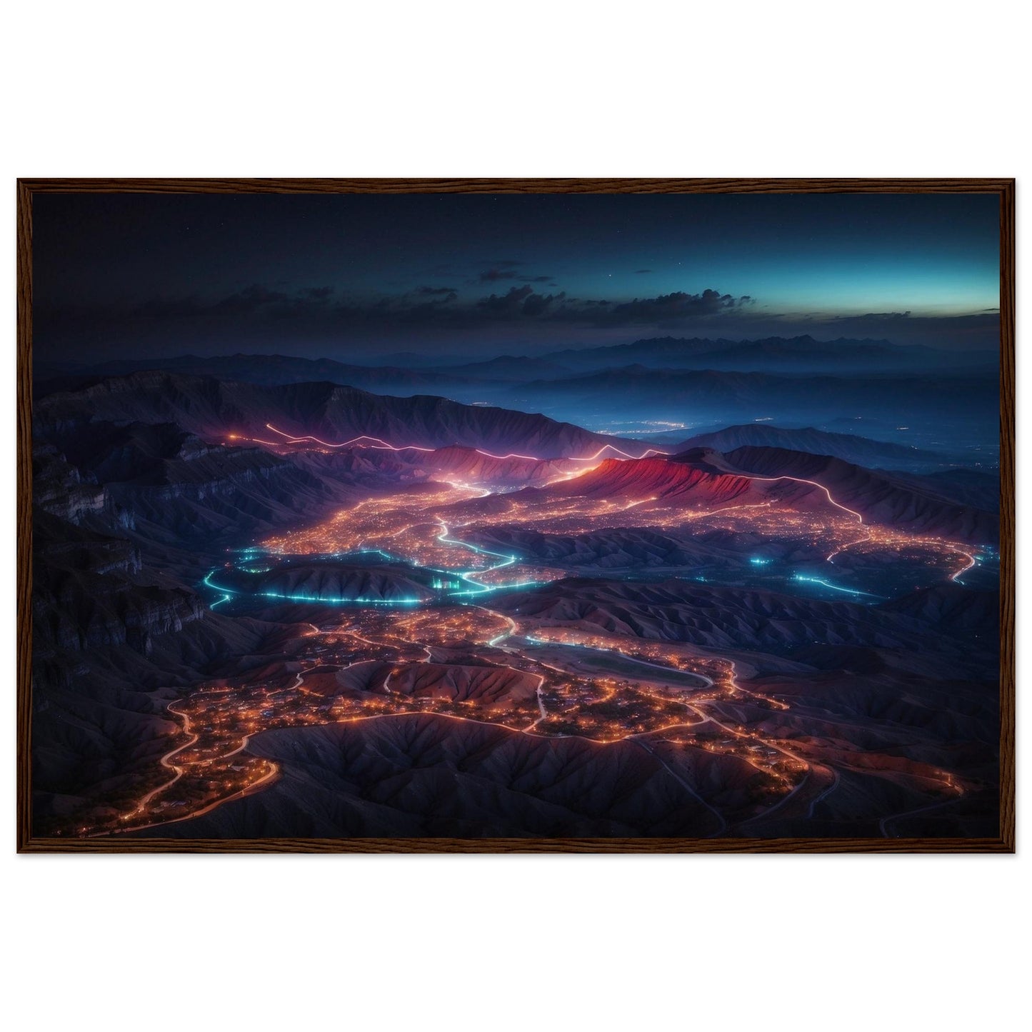 Premium Matte Paper Wooden Framed Poster