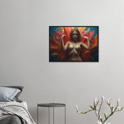 Premium Matte Paper Wooden Framed Poster