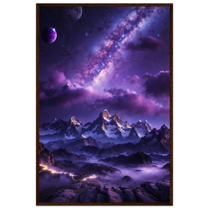 Premium Matte Paper Wooden Framed Poster