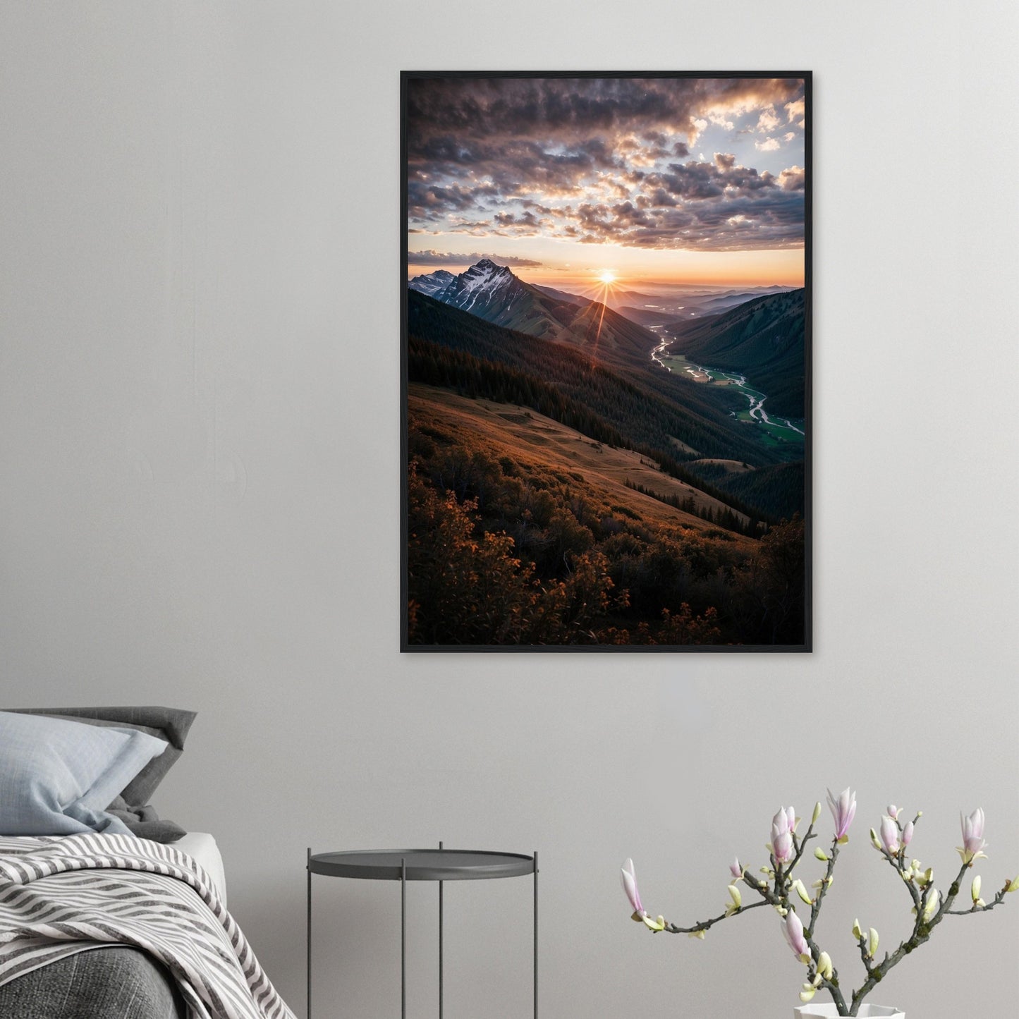 Premium Matte Paper Wooden Framed Poster