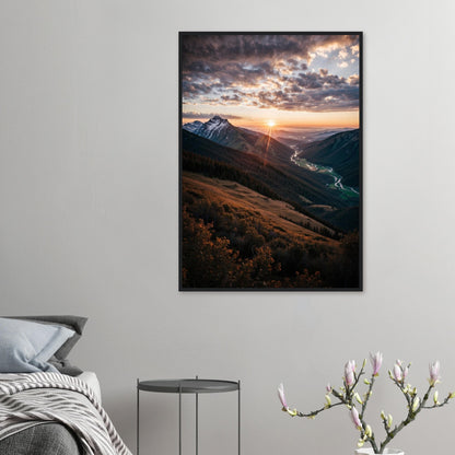 Premium Matte Paper Wooden Framed Poster