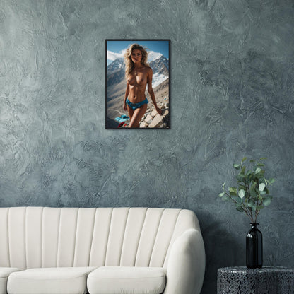 Premium Matte Paper Wooden Framed Poster