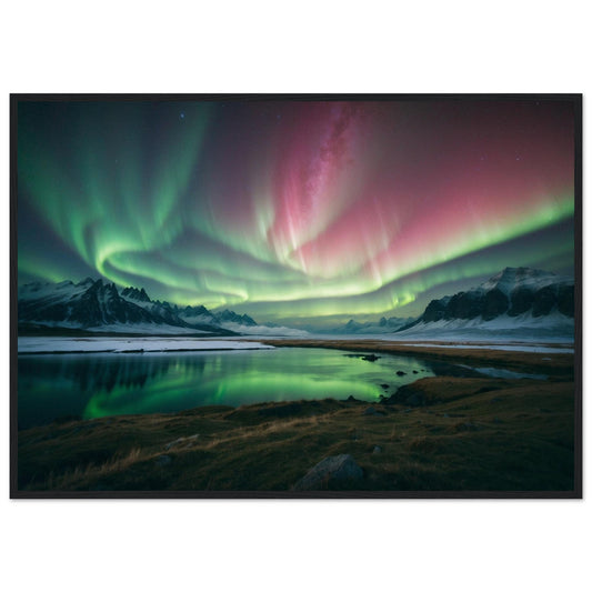 Premium Matte Paper Wooden Framed Poster