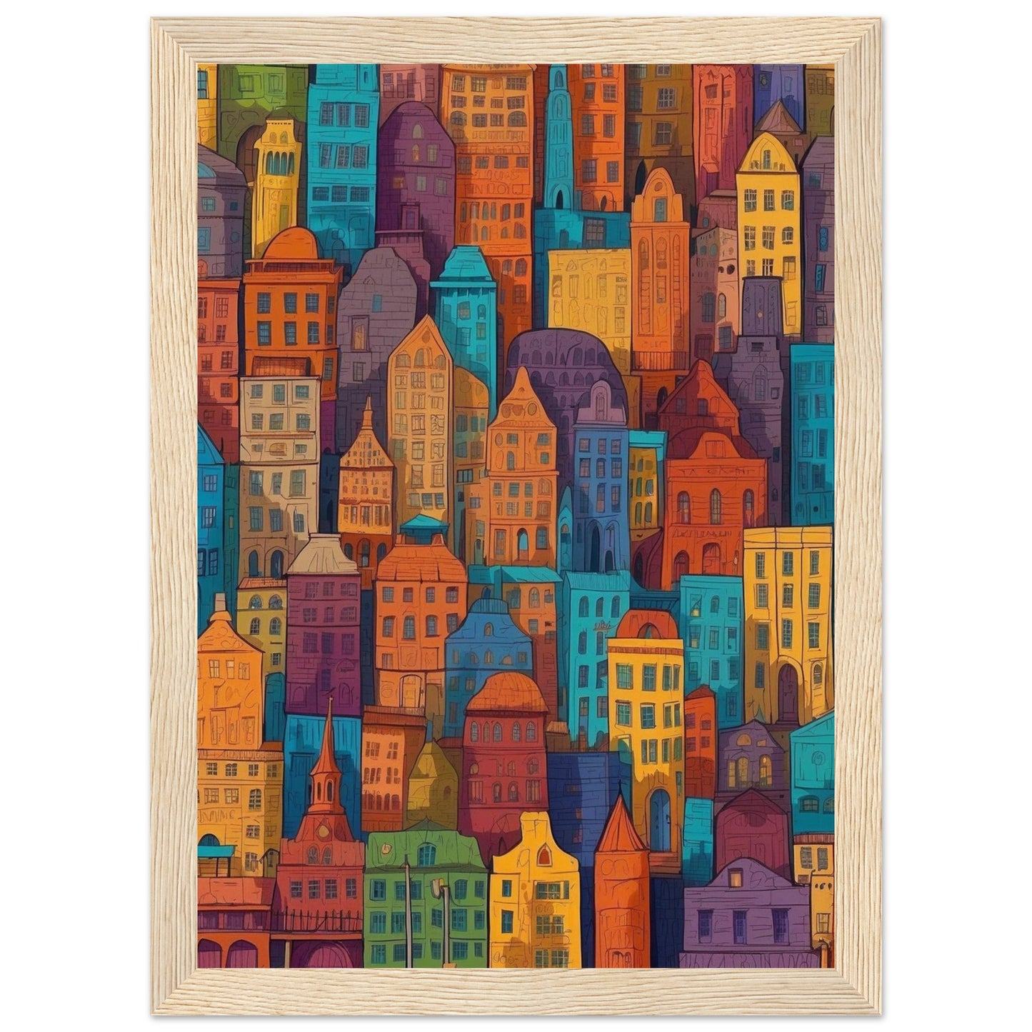 Premium Matte Paper Wooden Framed Poster