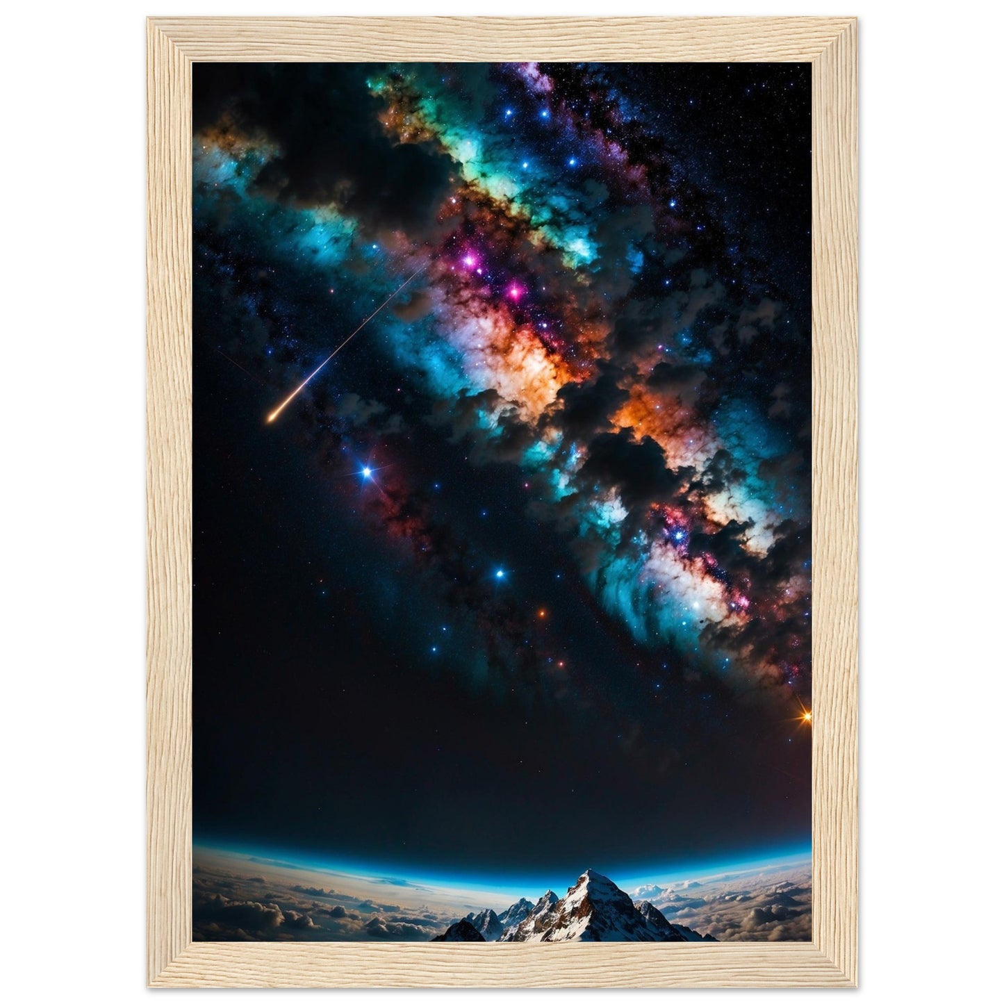 Premium Matte Paper Wooden Framed Poster
