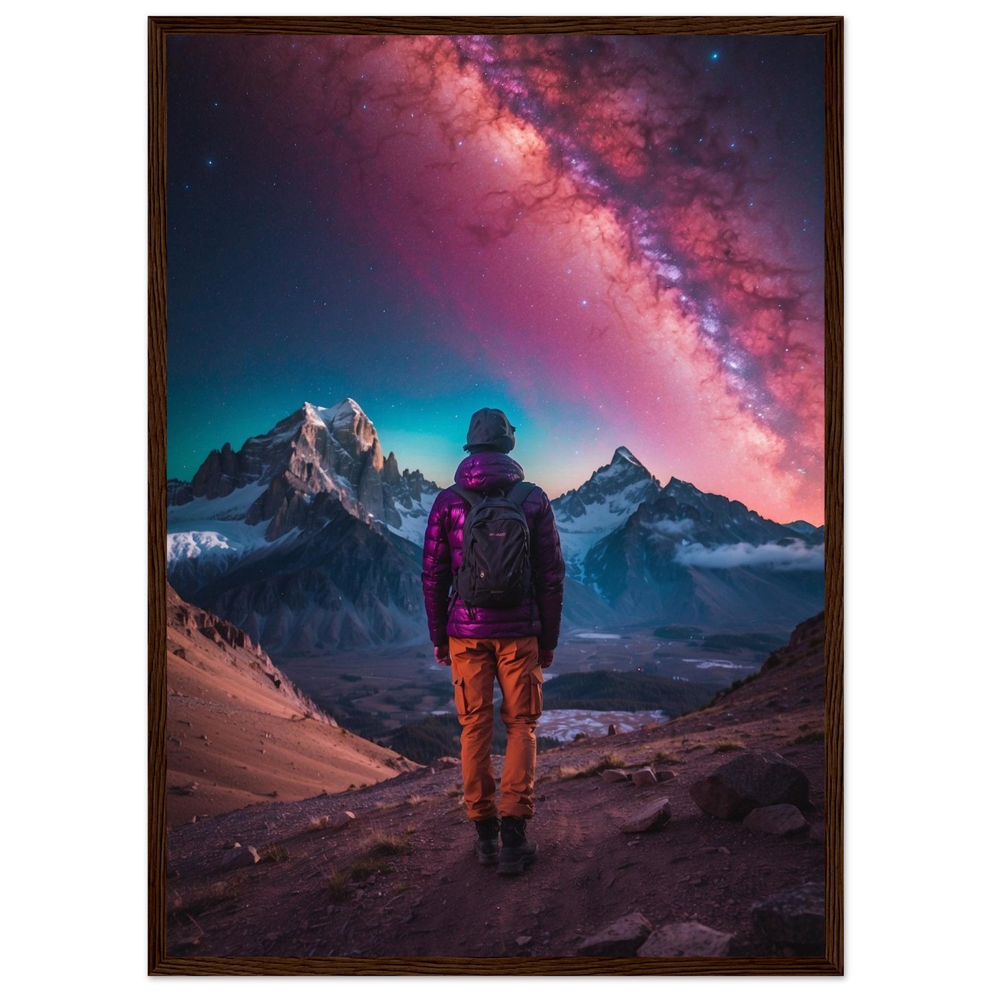 Premium Matte Paper Wooden Framed Poster