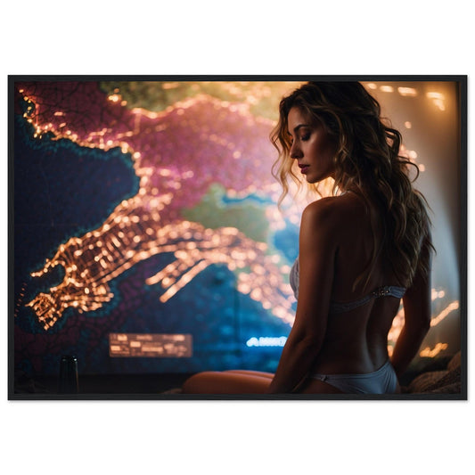 Premium Matte Paper Wooden Framed Poster